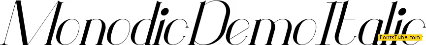Monodic Demo Font Family