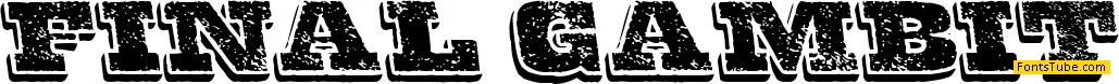 Final Gambit Font