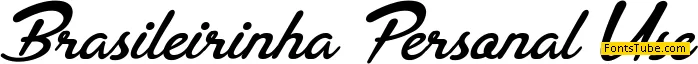 Brasileirinha Personal Use Font
