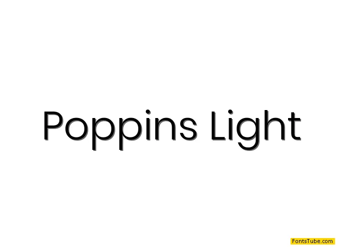 Poppins Font Family