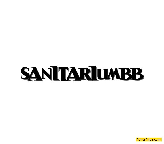 Sanitarium BB Font Family