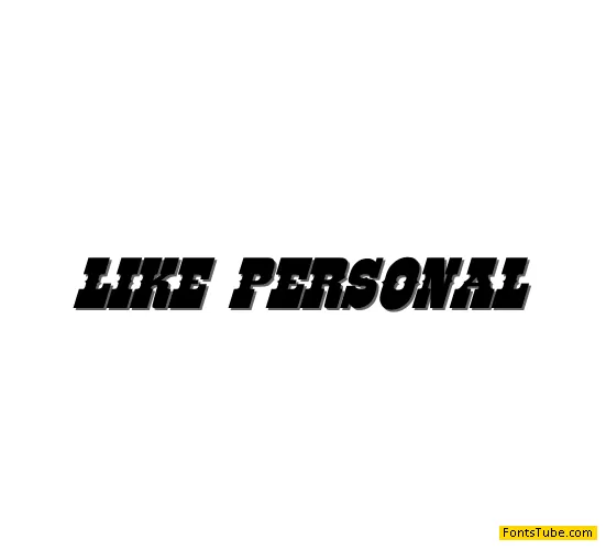 LIKE Font