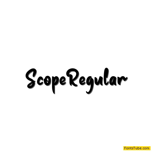 Scope Font