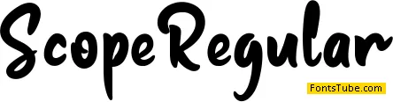 Scope Font