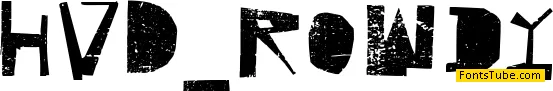 HVD Rowdy Font