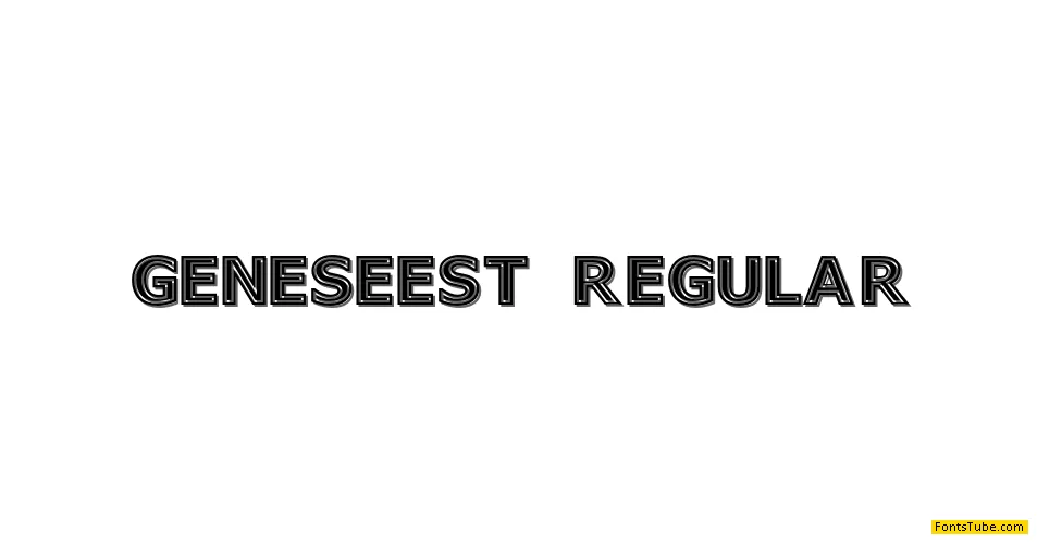Genesee St Font Family