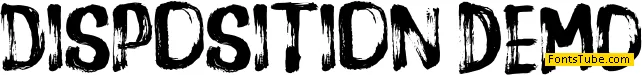 Disposition DEMO Font