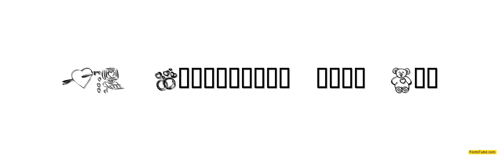 KR Valentines 2006 Ten Font