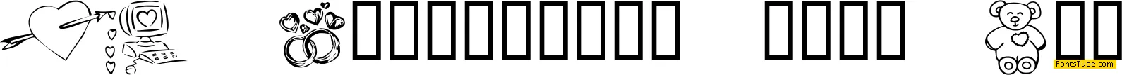 KR Valentines 2006 Ten Font
