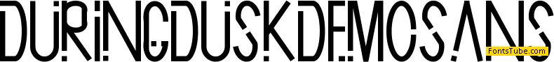 During Dusk Demo Font Family