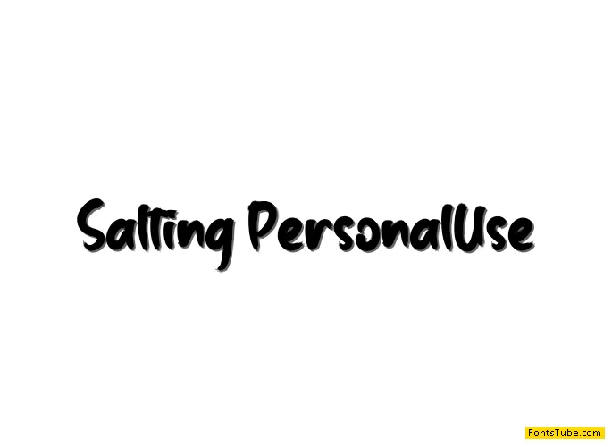 Salting Font
