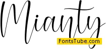 Mianty Font
