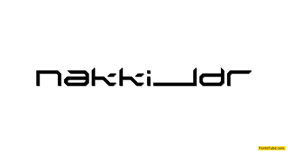 Nakki LDR Font