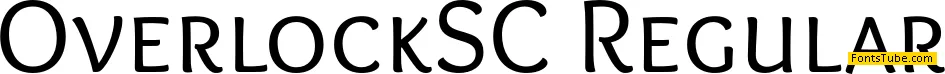 Overlock Font Family