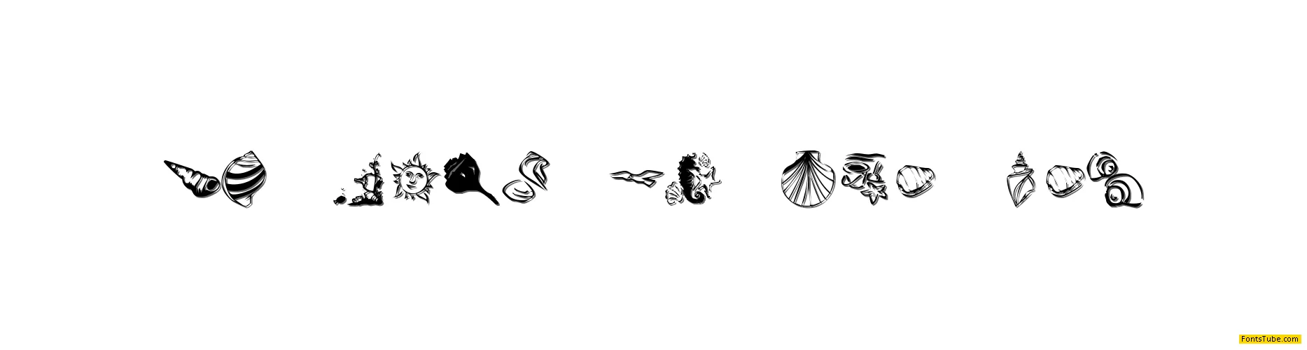 KR Down By The Sea Font