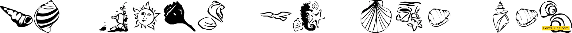 KR Down By The Sea Font