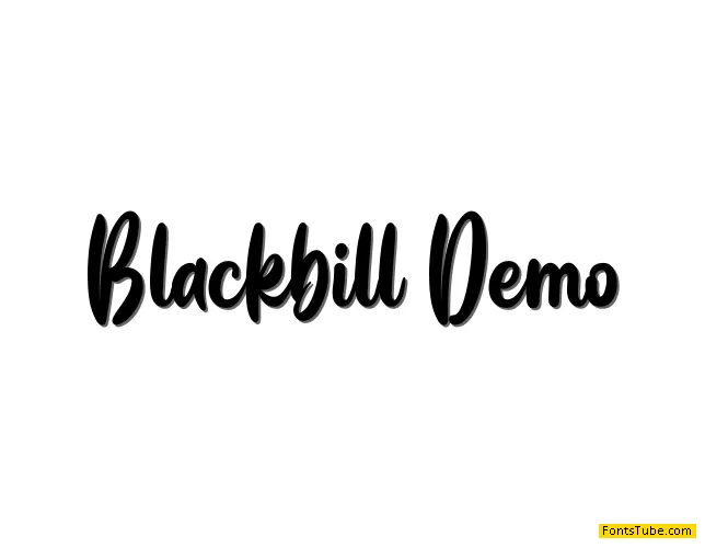 Blackbill Font