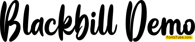 Blackbill Font