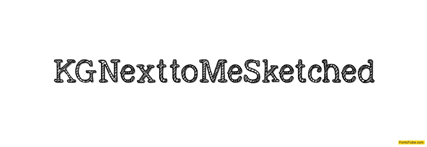 KG Next to Me Font Family