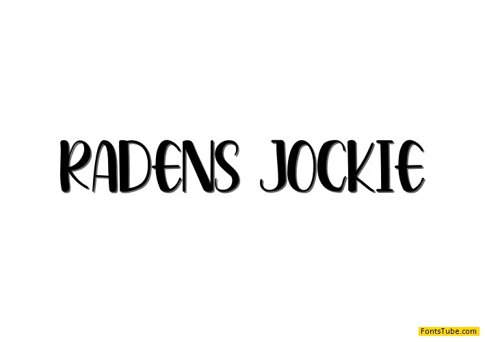 Radens Jockie Font