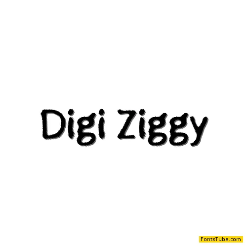 Digi Ziggy Font