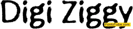 Digi Ziggy Font