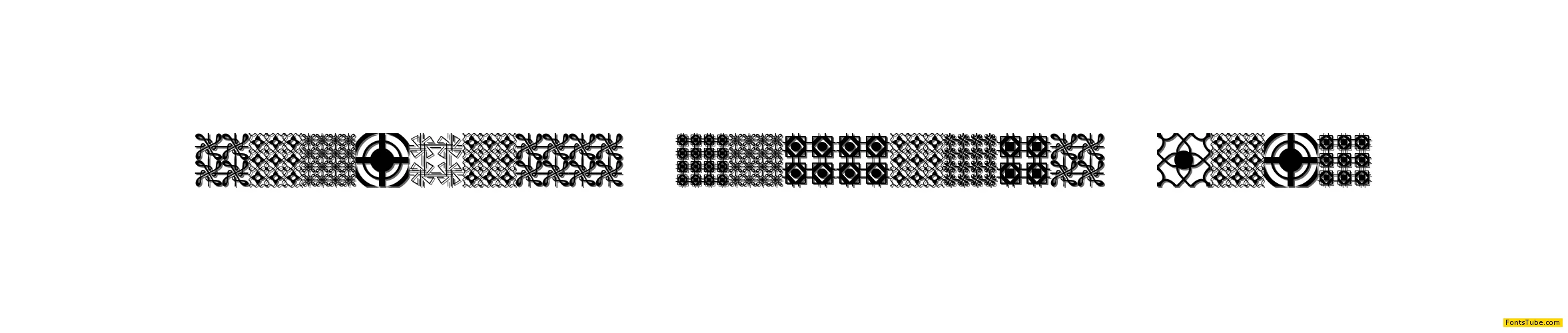 Seamless Patterns Font