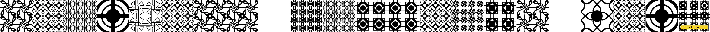 Seamless Patterns Font