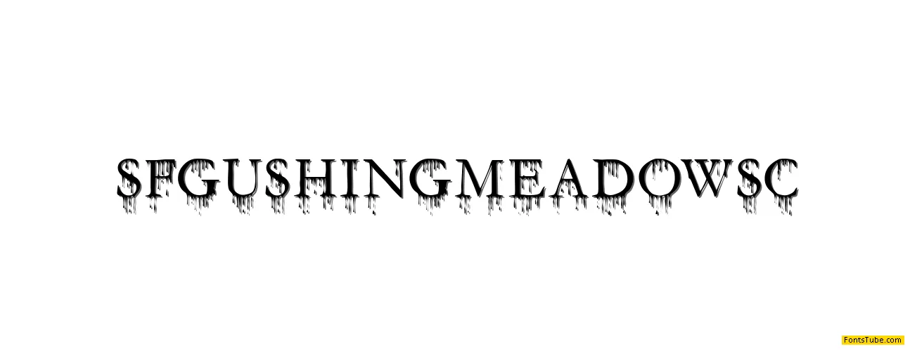 SF Gushing Meadow Font Family