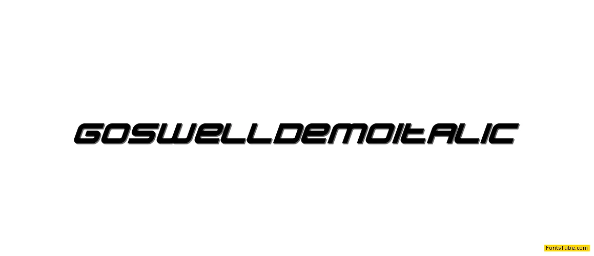 Goswell Demo Font Family