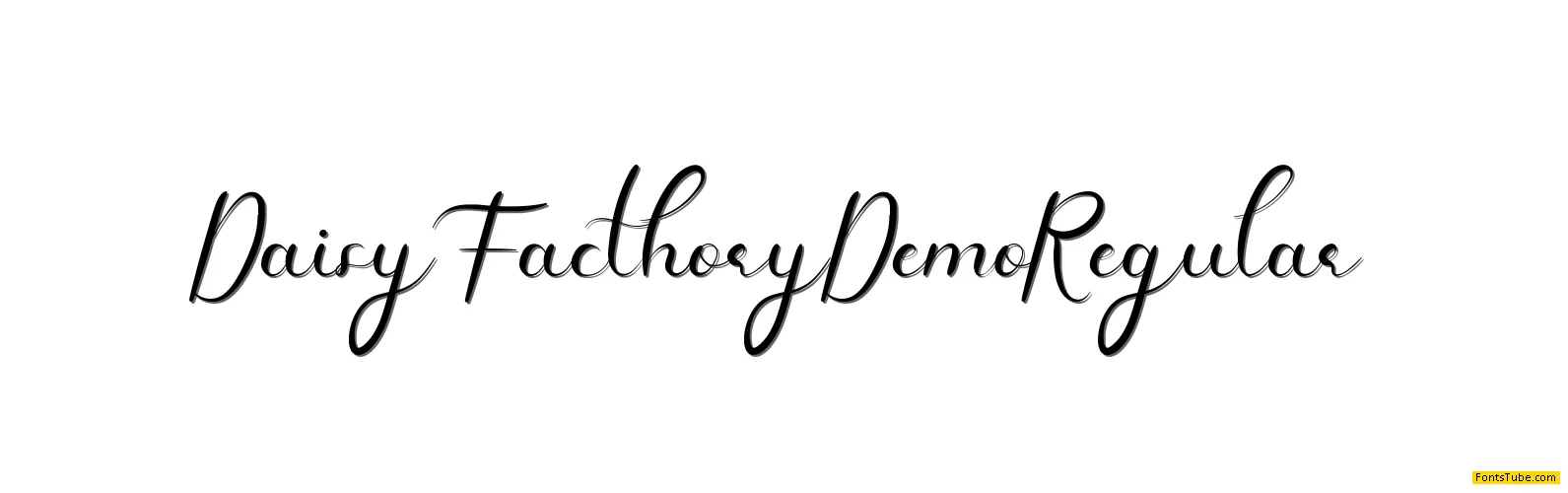 Daisy Facthory Demo Font
