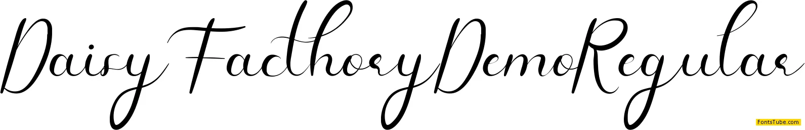 Daisy Facthory Demo Font