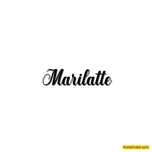 Marilatte Font