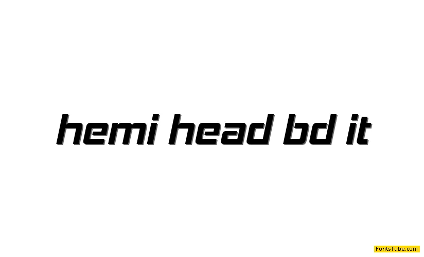 Hemi Head Font
