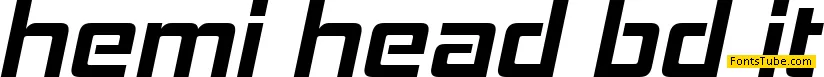 Hemi Head Font