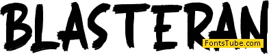 BLASTERAN Font