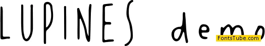 LUPINES demo Font
