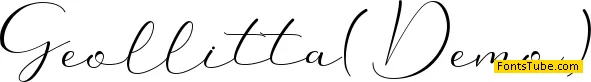 Geollitta - Personal Use Font