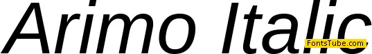 Arimo Font Family
