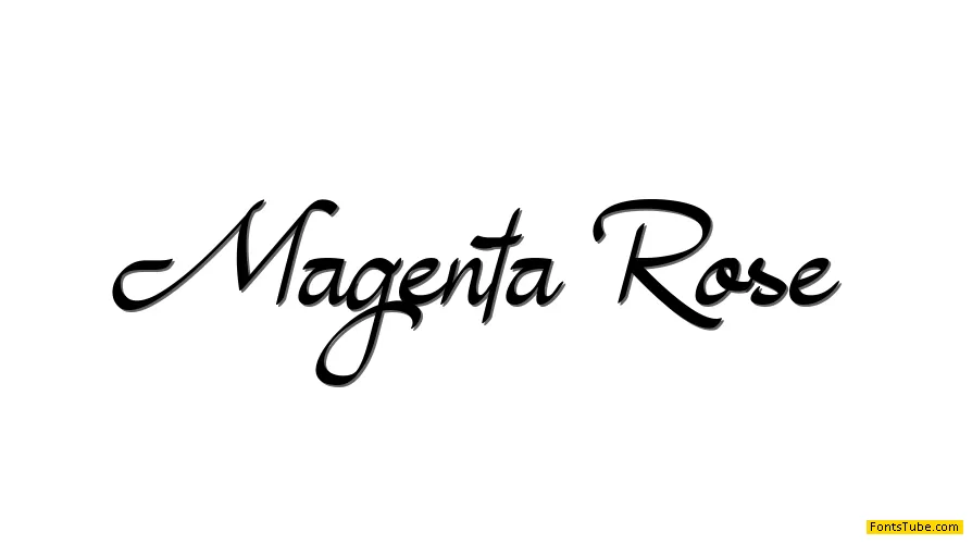 Magenta Rose Font