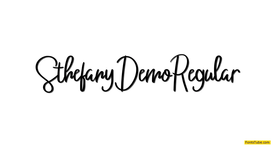 Sthefany Demo Font