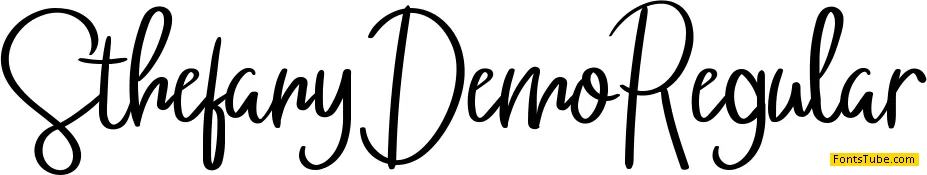 Sthefany Demo Font