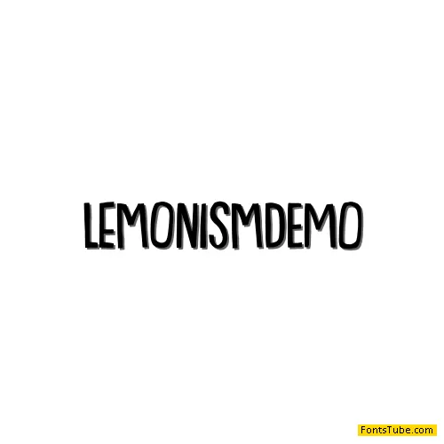 Lemonism DEMO Font