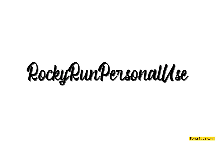 Rocky Run Font