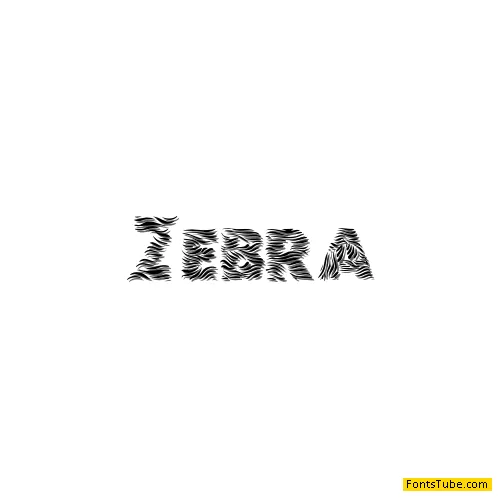 Zebra Font