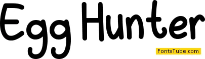 Egg Hunter Font