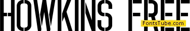 HOWKINS FREE Font