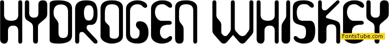 Hydrogen Whiskey Font