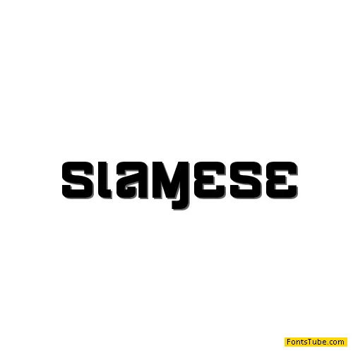 Siamese Katsong Font