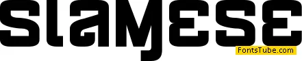 Siamese Katsong Font